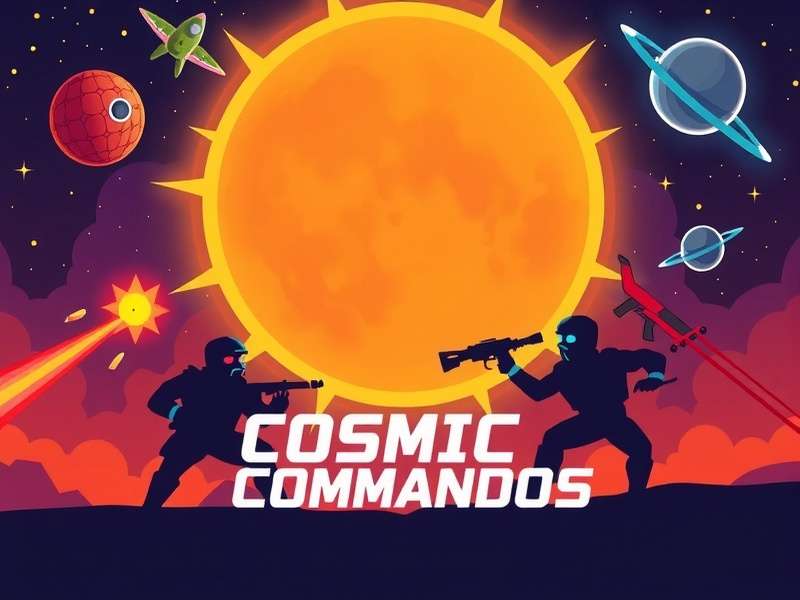 Cosmic Commandos Game Banner